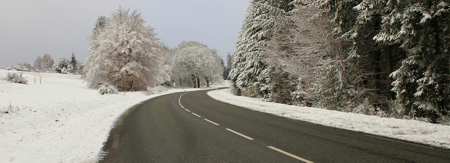 Corrèze : premiers essais concluants pour la route anti-verglas d'Égletons  cet hiver