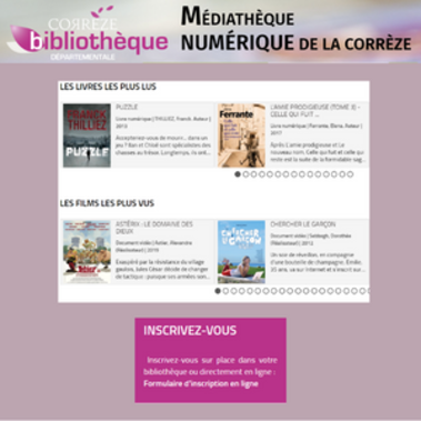 Médiathèque numérique de la Corrèze