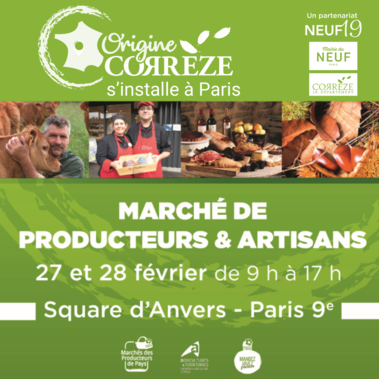 Marché Origine Corrèze à Paris