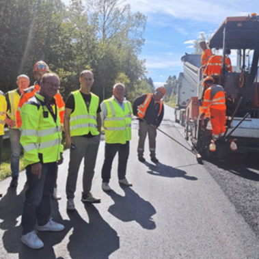 Visite de chantier &agrave; Saint-Fr&eacute;joux
