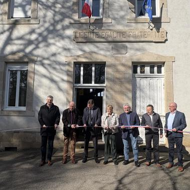  Inaugurations du Secrétariat de mairie/Agence postale communale et de la chaufferie biomasse de St-Pardoux-le-Vieux 