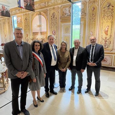Visite officielle au musée du président Jacques Chirac à Sarran 