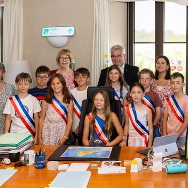 Participation Citoyenne : le Conseil municipal des Enfants de Beynat reçu à l'Hôtel du Département Marbot