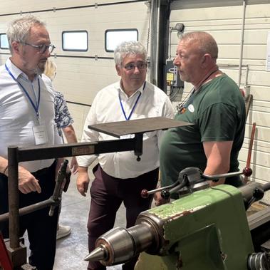 Inauguration des nouveaux locaux de la société Alea à Saint-Pantaléon-de-Larche