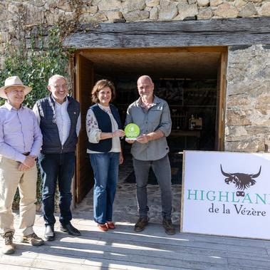 Remise de Label Origine Corrèze - Highlands de la Vézère