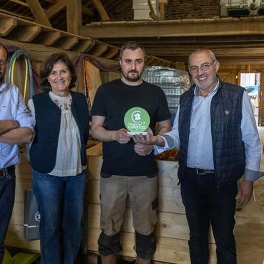 Remise de Label Origine Corrèze - Lou Père Benoît