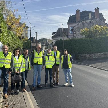 Allassac : réfection de l’Avenue du Midi par le Département 