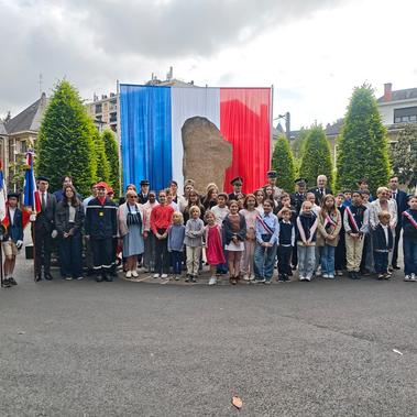 C&eacute;r&eacute;monie &agrave; l&rsquo;occasion de la Journ&eacute;e Nationale du Souvenir des Victimes et des H&eacute;ros de la D&eacute;portation 