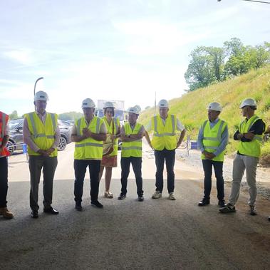 Visite de chantier - Ombri&egrave;res de Lubersac