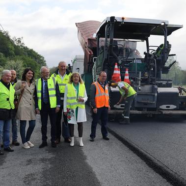 Fin des travaux de réfection de la RD 152 à St-Pantaléon-de-Larche