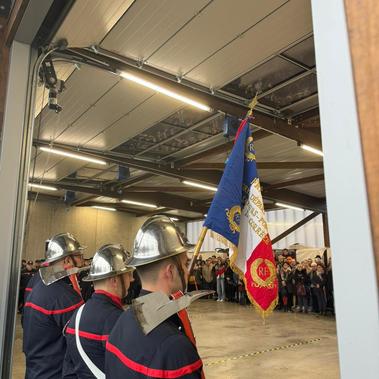 Cérémonie de la Sainte-Barbe et passation de commandement au Centre d'incendie et de secours de Donzenac