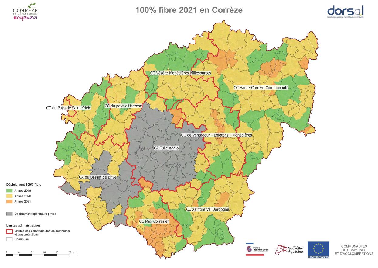 deploiement fibre correze