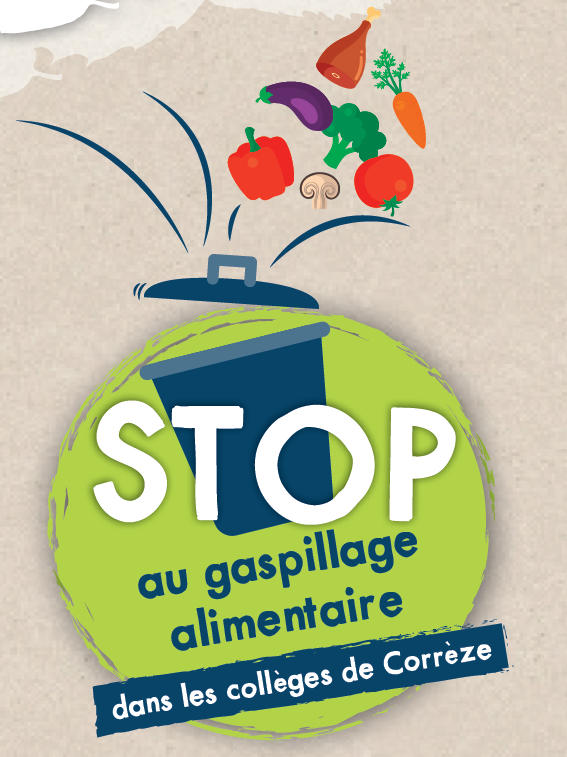 gaspillage alimentaire collèges corrèze