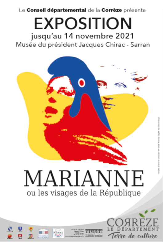 Exposition Marianne Musée du président Jacques Chirac Sarran Corrèze