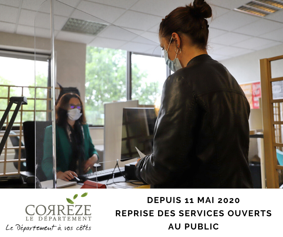 La reprise d'activité des services départementaux