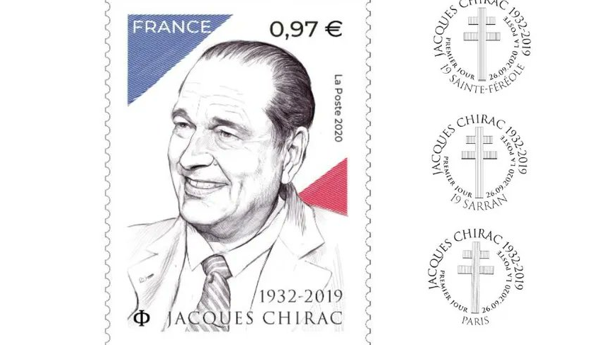 Timbre Jacques Chirac