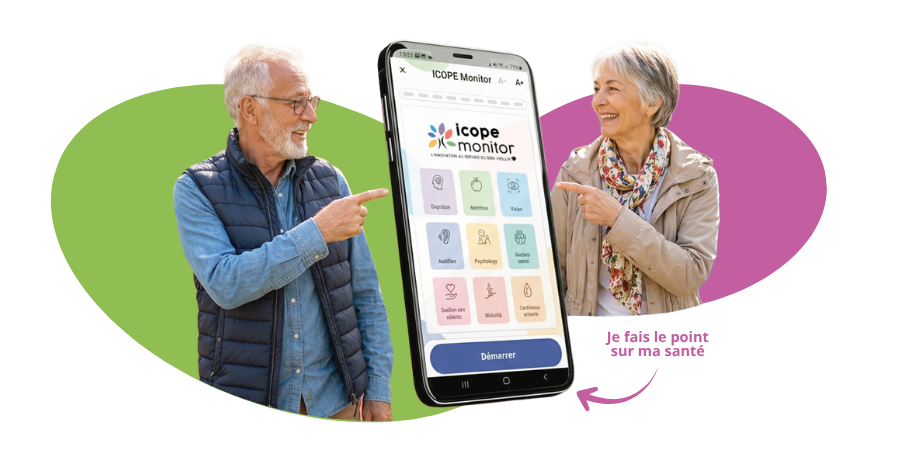 application Corr&egrave;ze pr&eacute;vention Icope monitor
