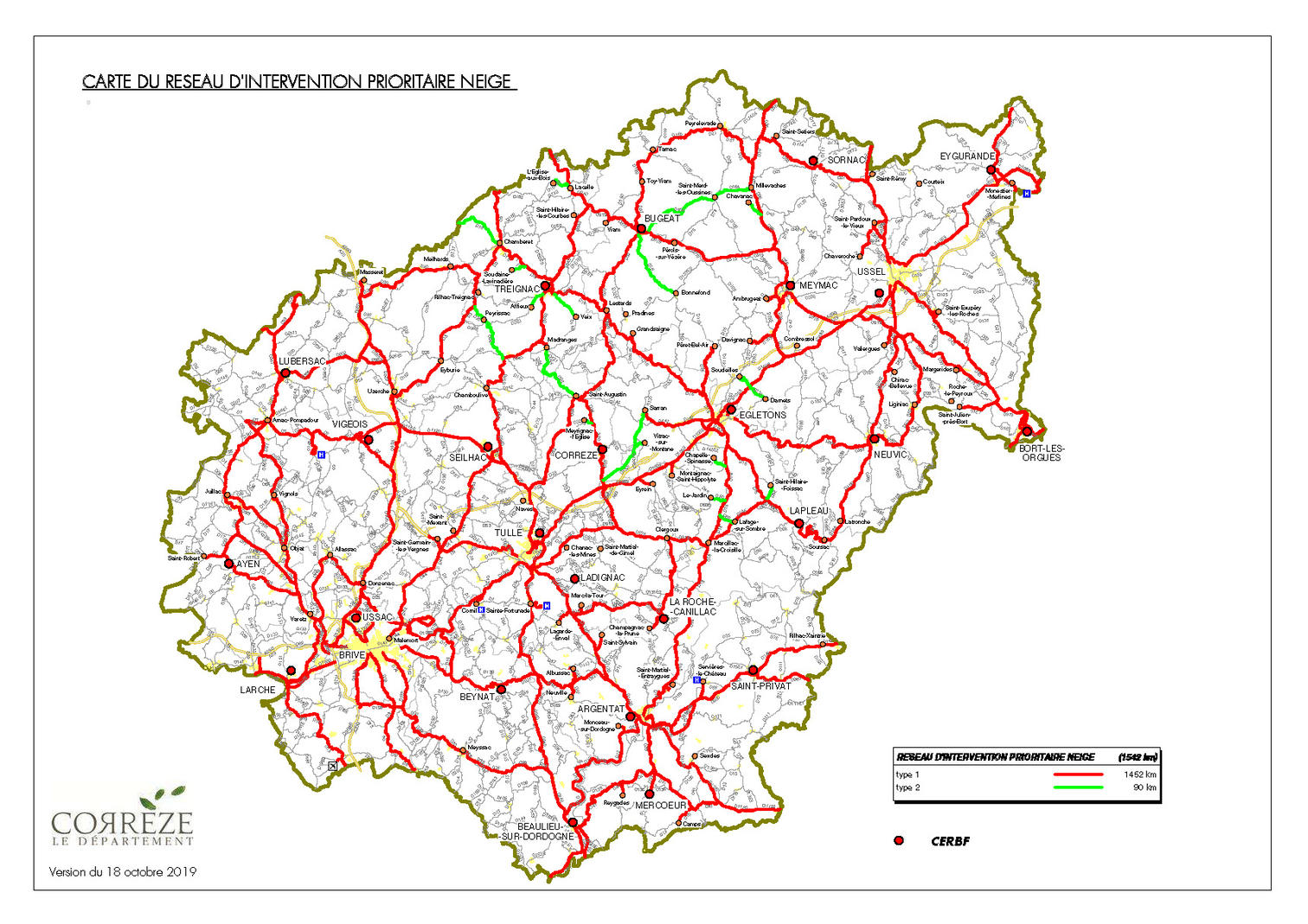 Réseau prioritaire neige