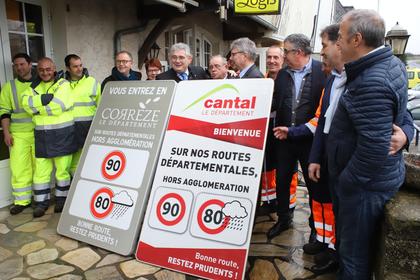 Retour aux 90km/h en Corrèze et dans le Cantal