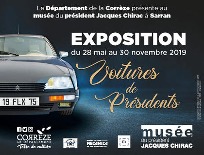 exposition musée Jacques Chirac voitures de présidents