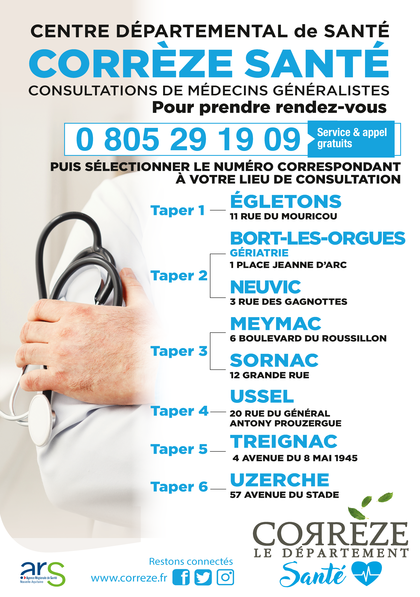 centre de santé corrèze