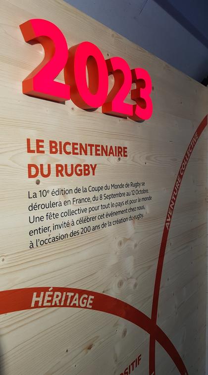 Train de la coupe du monde de Rugby France 2023