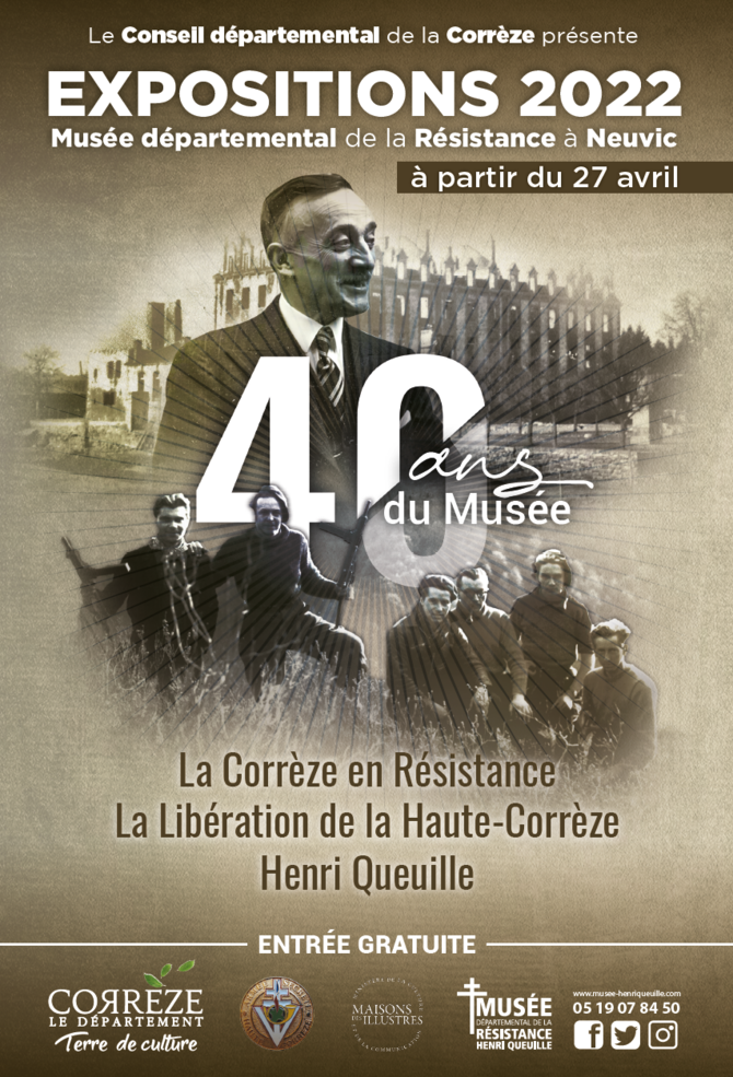 Expositions du musée départemental de la Résistance à Neuvic